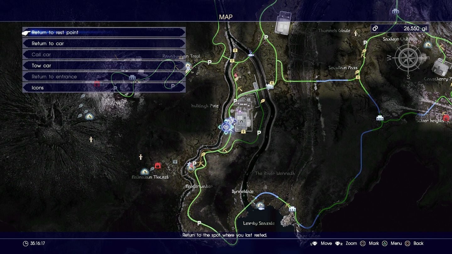 Final Fantasy 15 The Frogs of Legend Rainbow Frog locations